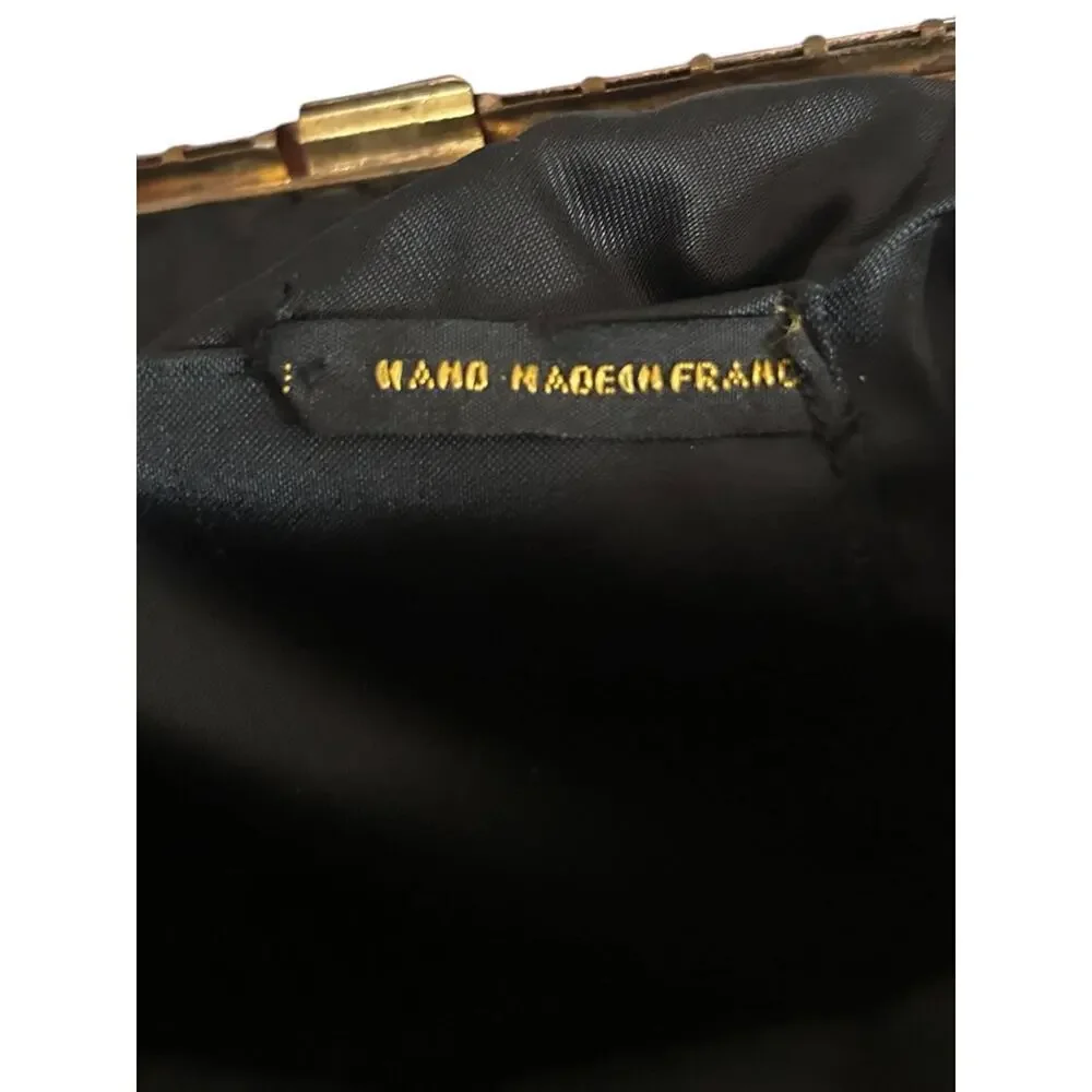 1940s/50s Mid Century Made in France Beaded Frame Evening Bag